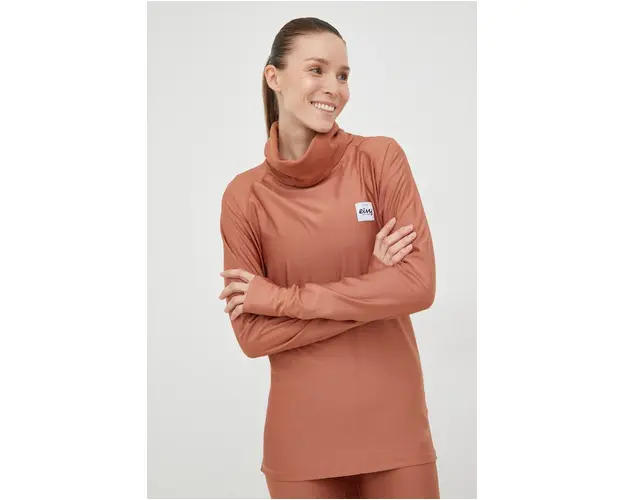 Eivy longsleeve functional Icecold culoarea maro
