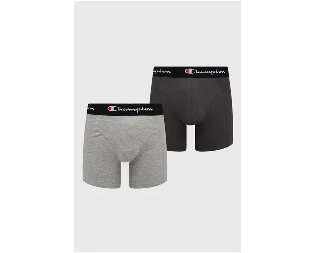 Champion boxeri (2-pack) barbati, culoarea gri