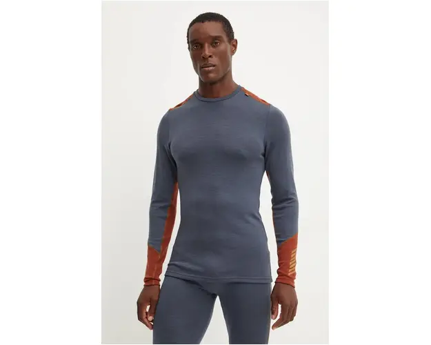 Helly Hansen longsleeve functional din lana LIFA MERINO culoarea albastru marin, 49364