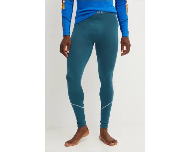 Helly Hansen jambiere functionale LIFA MERINO culoarea turcoaz, 49366