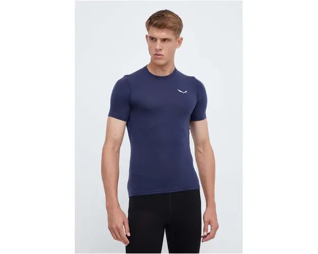 Salewa tricou functional Cristallo culoarea albastru marin, 00.0000028207