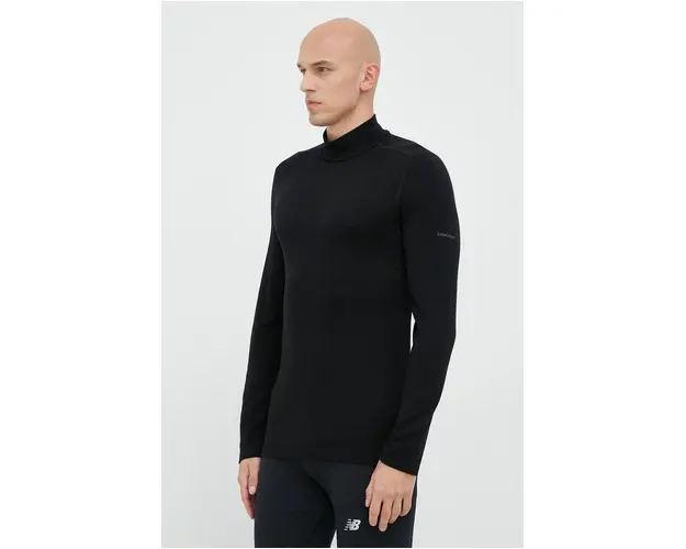 Icebreaker longsleeve functional 260 Tech culoarea negru