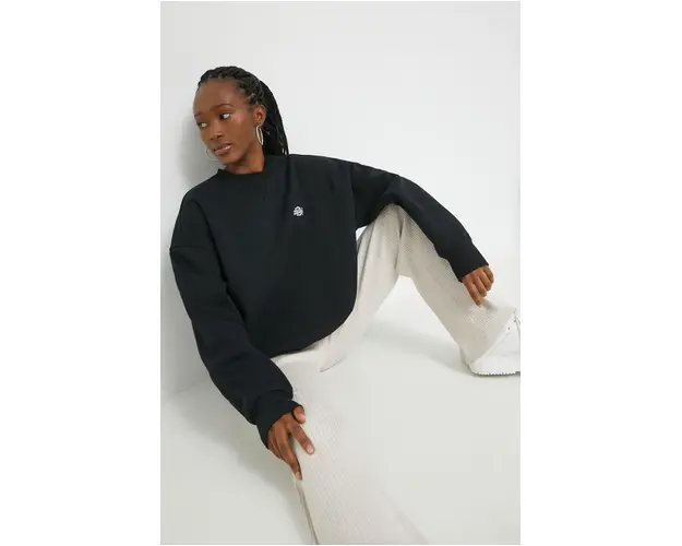 Dickies bluza femei, culoarea negru, cu imprimeu