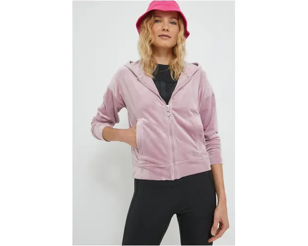 Fila bluza femei, culoarea roz, neted