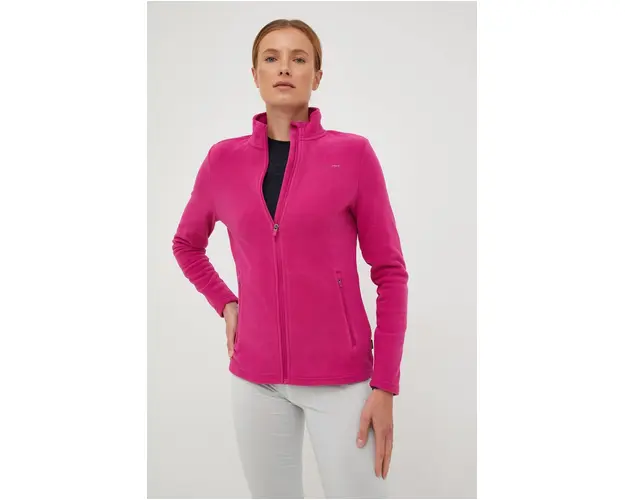 Viking hanorac Tesero femei, culoarea roz, neted