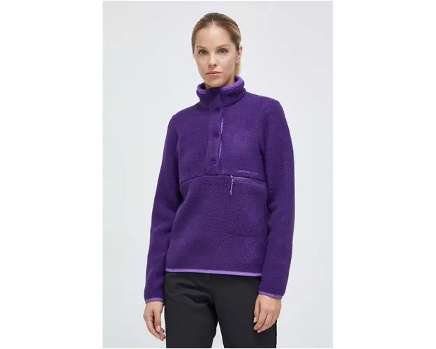 Peak Performance hanorac femei, culoarea violet, neted