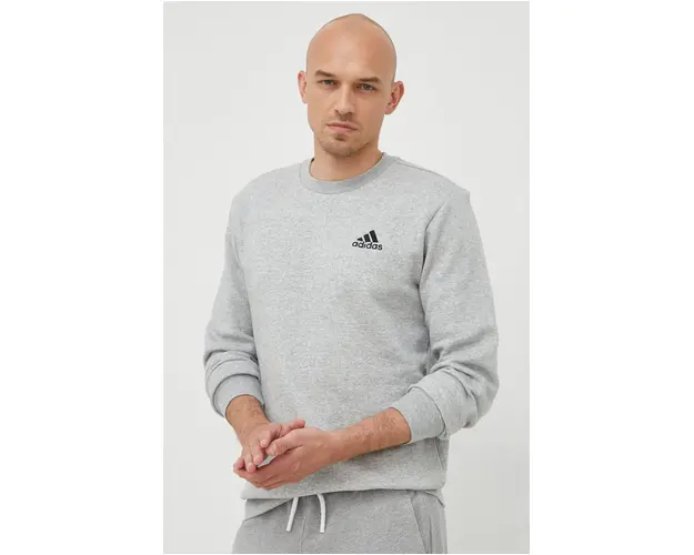 adidas bluza barbati, culoarea gri, cu imprimeu