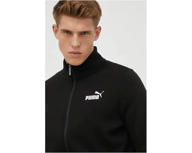 Puma bluza barbati, culoarea negru, melanj