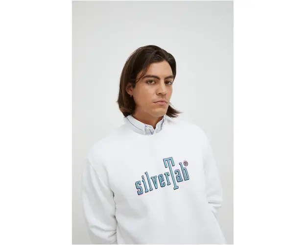 Levi's bluza barbati, culoarea alb, neted