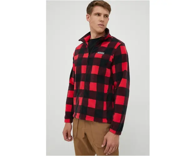 Columbia hanorac Steens Mtn Print culoarea rosu, modelator