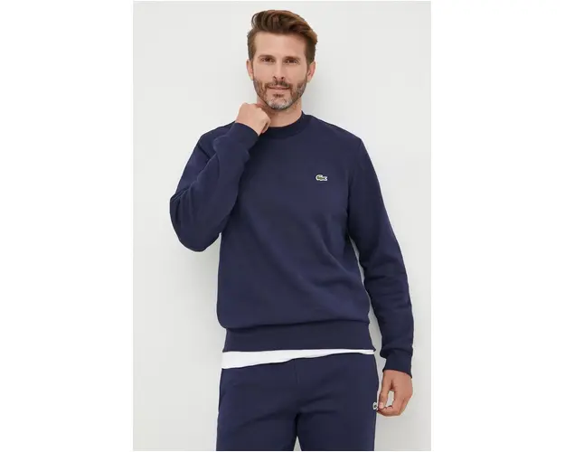 Lacoste bluza barbati, culoarea bleumarin, uni SH9608-132