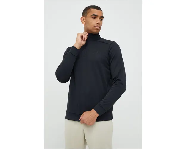 Under Armour bluza barbati, culoarea negru, neted