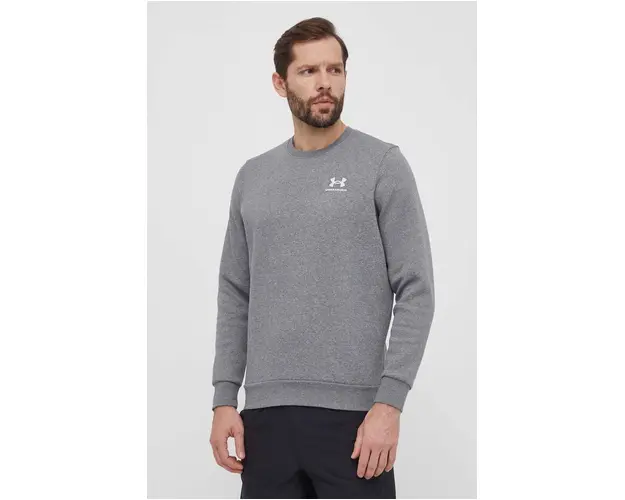Under Armour bluza barbati, culoarea gri, cu imprimeu