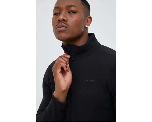 Viking hanorac Tesero barbati, culoarea negru, neted