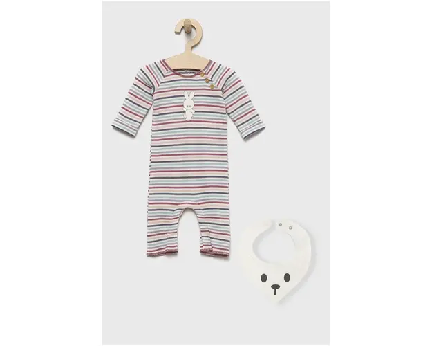 United Colors of Benetton Salopeta din bumbac pentru bebelusi