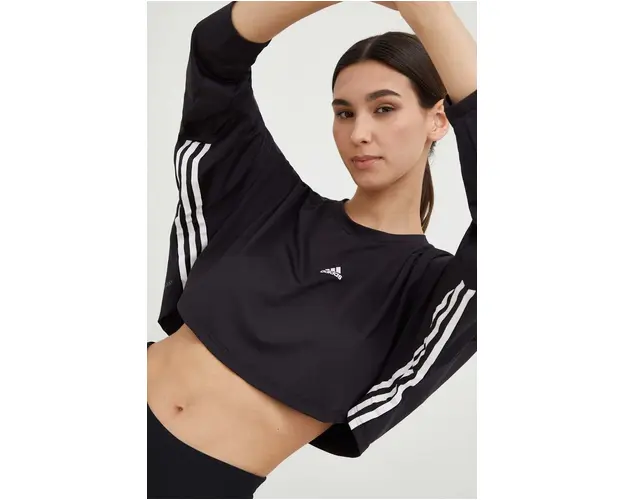 adidas maneca lunga de antrenament Hyperglam culoarea negru
