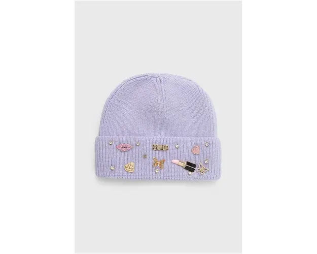 Aldo caciula culoarea violet, din tricot gros