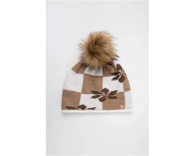 Granadilla caciula din amestec de lana Albinus culoarea maro,