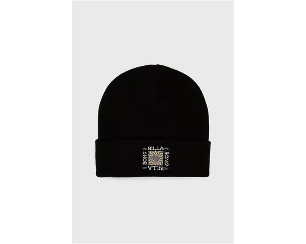 Billabong caciula culoarea negru, din tricot gros