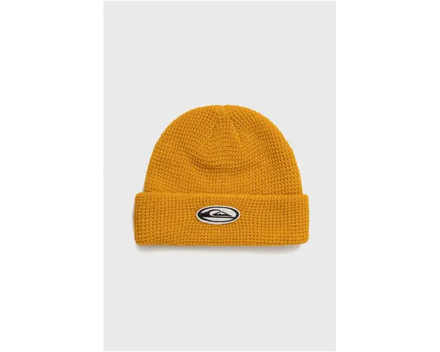 Quiksilver caciula culoarea portocaliu, din tesatura neteda