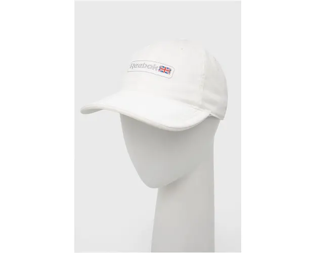 Reebok Classic sapca culoarea alb, cu imprimeu