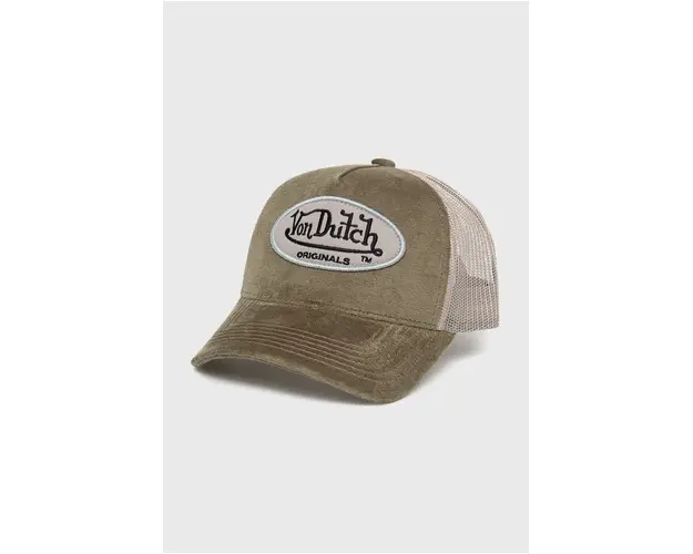 Von Dutch sapca culoarea verde, cu imprimeu