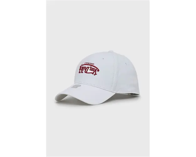 Von Dutch sapca de baseball din bumbac culoarea alb, neted