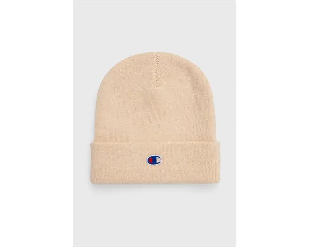 Champion caciula culoarea bej, din tesatura unia 805448-LOXGM