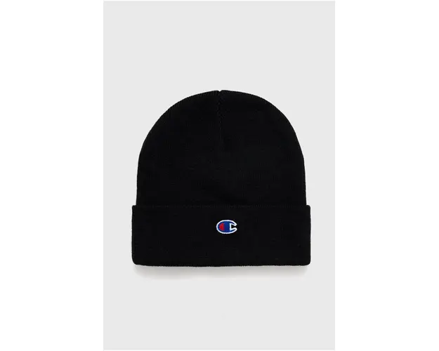Champion caciula culoarea negru, din tesatura unia 805448-LOXGM