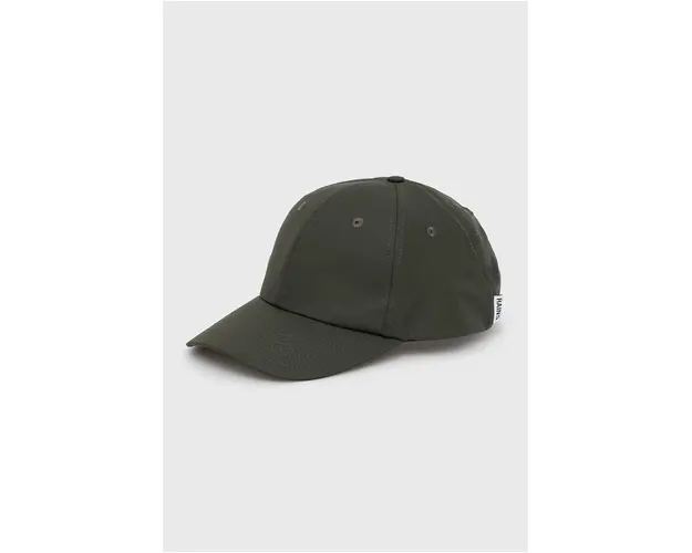 Rains sapca 13600 Cap culoarea verde, uni 13600.03-03.Green