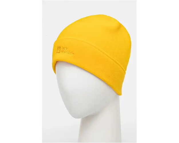 Jack Wolfskin caciula culoarea portocaliu, din tesatura neteda