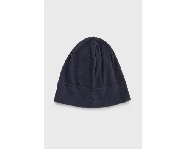 Jack Wolfskin caciula culoarea albastru marin, din tesatura neteda