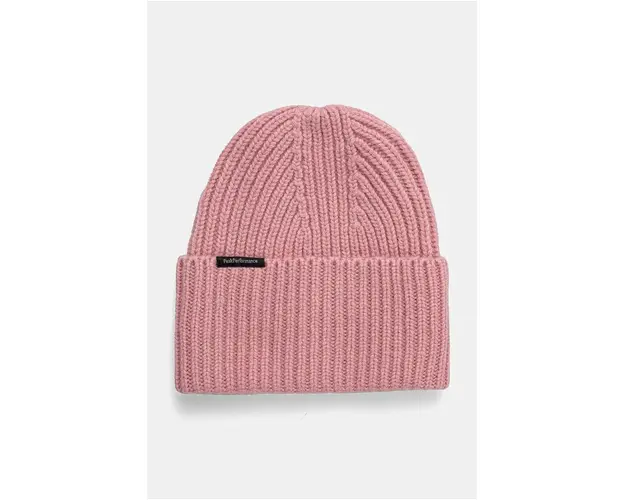 Peak Performance caciula de lana Mason culoarea roz, de lana, din tricot gros, G77790