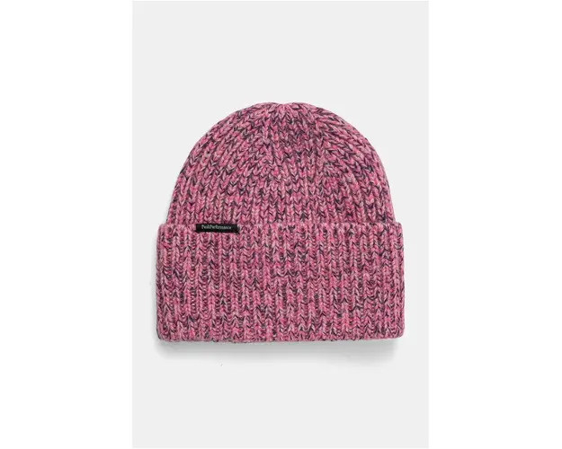Peak Performance caciula de lana Mason culoarea roz, de lana, din tricot gros, G77790