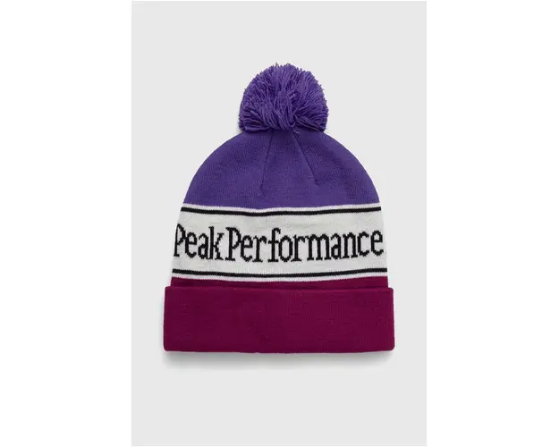 Peak Performance caciula culoarea negru, din tricot gros