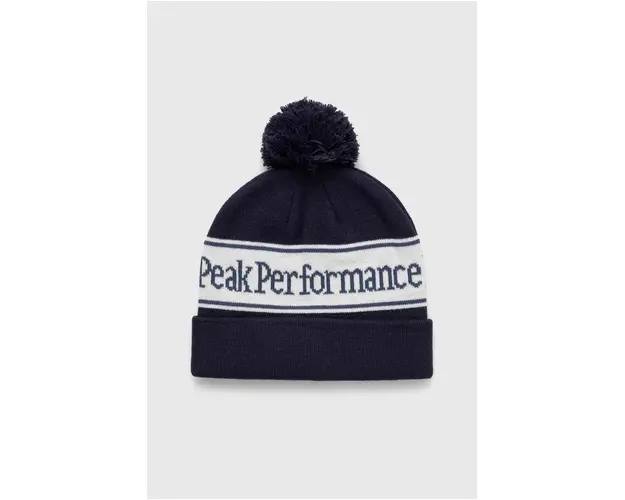 Peak Performance caciula culoarea negru, din tricot gros