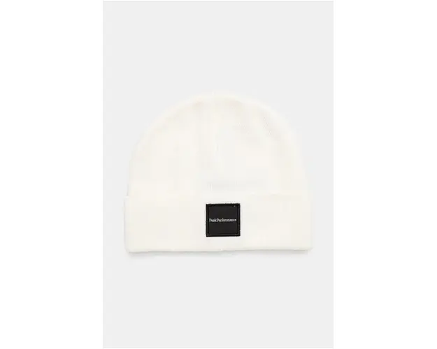 Peak Performance caciula de lana Switch culoarea alb, de lana