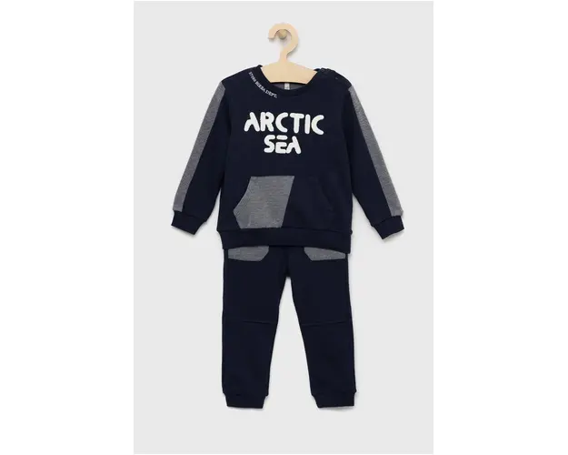 Birba&Trybeyond compleu bebe culoarea albastru marin