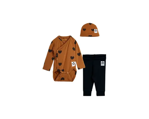 Mini Rodini compleu bebe culoarea maro