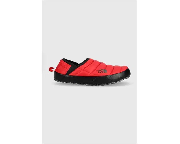 The North Face papuci de casa Men S Thermoball Traction Mule V culoarea rosu
