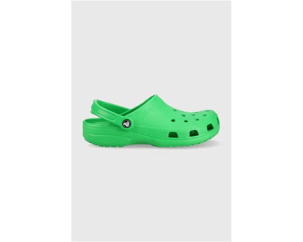 Crocs papuci Classic culoarea verde 10001