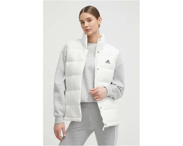 adidas vesta de puf femei, culoarea alb, de iarna HG6278