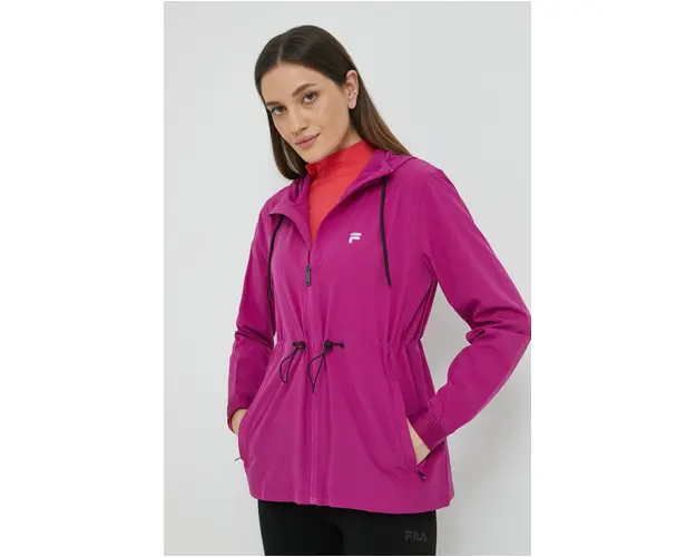 Fila jacheta de alergare Racine culoarea violet, de tranzitie