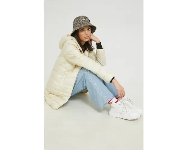 Champion geaca femei, culoarea bej, de tranzitie