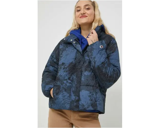 Champion geaca femei, culoarea albastru marin, de tranzitie