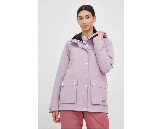 Colourwear geaca de schi Ida culoarea violet