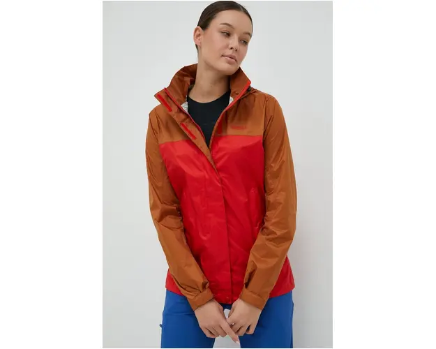 Marmot geaca de ploaie Precip Eco femei, culoarea rosu