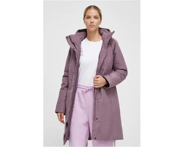Marmot geaca de puf Chalsea femei, culoarea violet, de iarna
