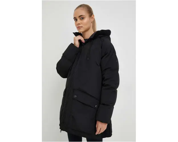 Peak Performance geaca de puf femei, culoarea negru, de iarna