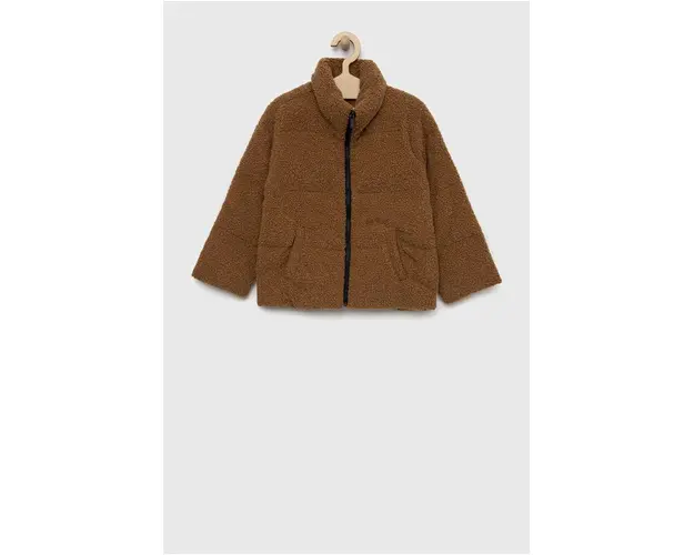 Abercrombie & Fitch geaca copii culoarea maro